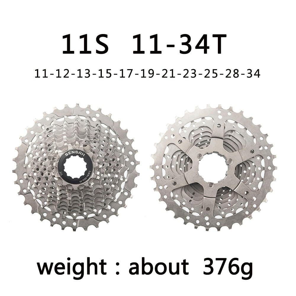 SENSAH 8/9/10/11/12 Speed Road Bike Cassette 11V 23T/25T/28T/30T/32T/34T/36T Bicycle Freewheel K7 10S Flywheel for  HG Hub-WAYBIKER
