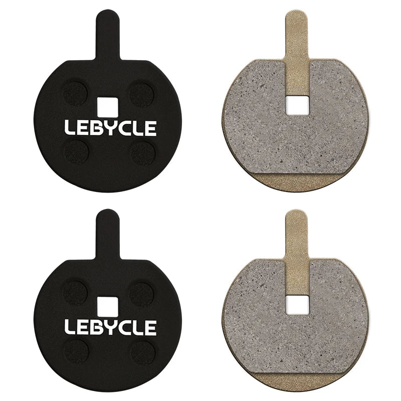 Lebycle 2Pairs High-Quality MTB Bike Resin Semi Metal Brake Pads Universal Hydraulic brake-WAYBIKER