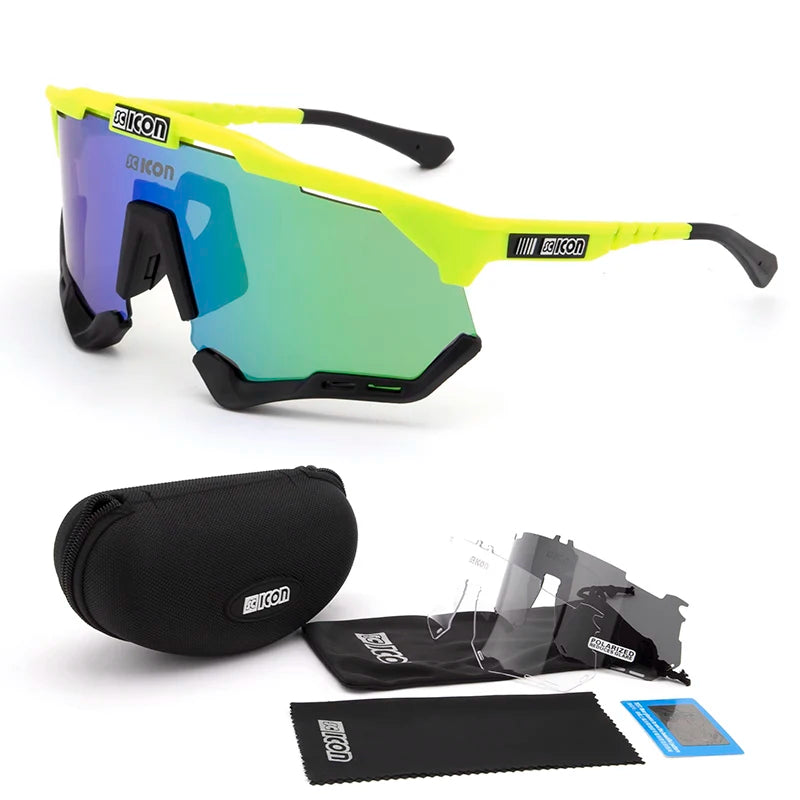 Polarized Cycling Glasses Men Women Outdoor Polarized Fishing Sunglasses Mountain Bicycle Glasses Road Bike Cycling Eyewear