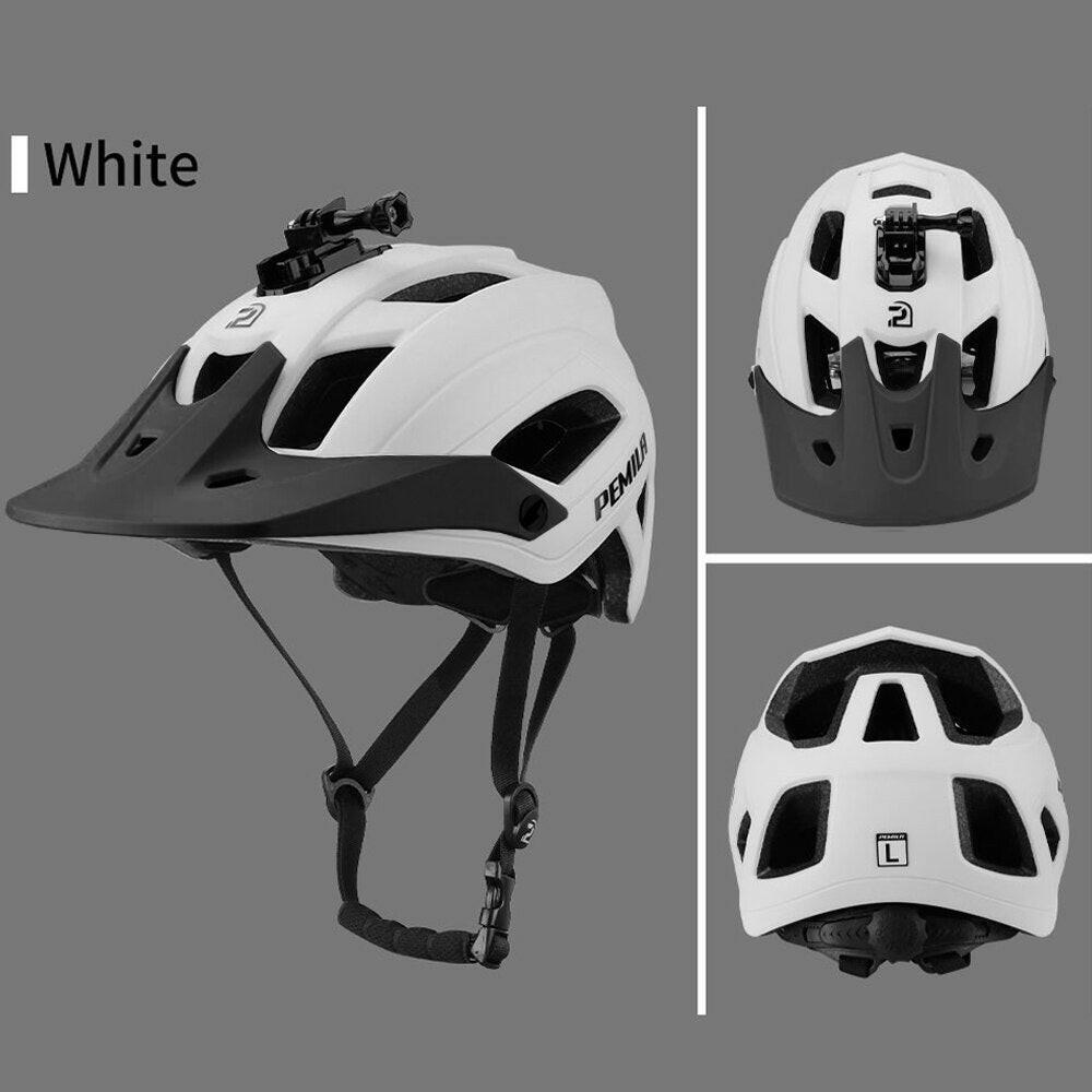 PEMILA Outdoor DH MTB Bicycle Helmet Integrally-molded Road Mountain Bike Helmet Ultralight Racing Riding Cycling Helmet-WAYBIKER