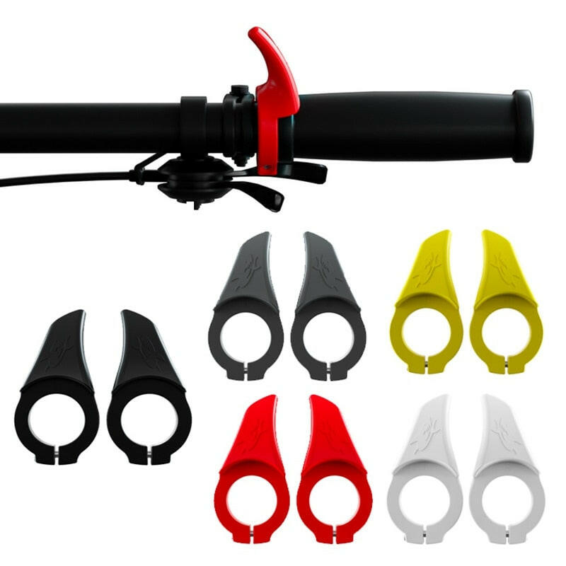 Bicycle Shark Handlebar Grips MTB Bike Horn Vice Handle Cycling Grasp Type Vice Handle Bike Hand Grip Road Bicycle Accessories-WAYBIKER