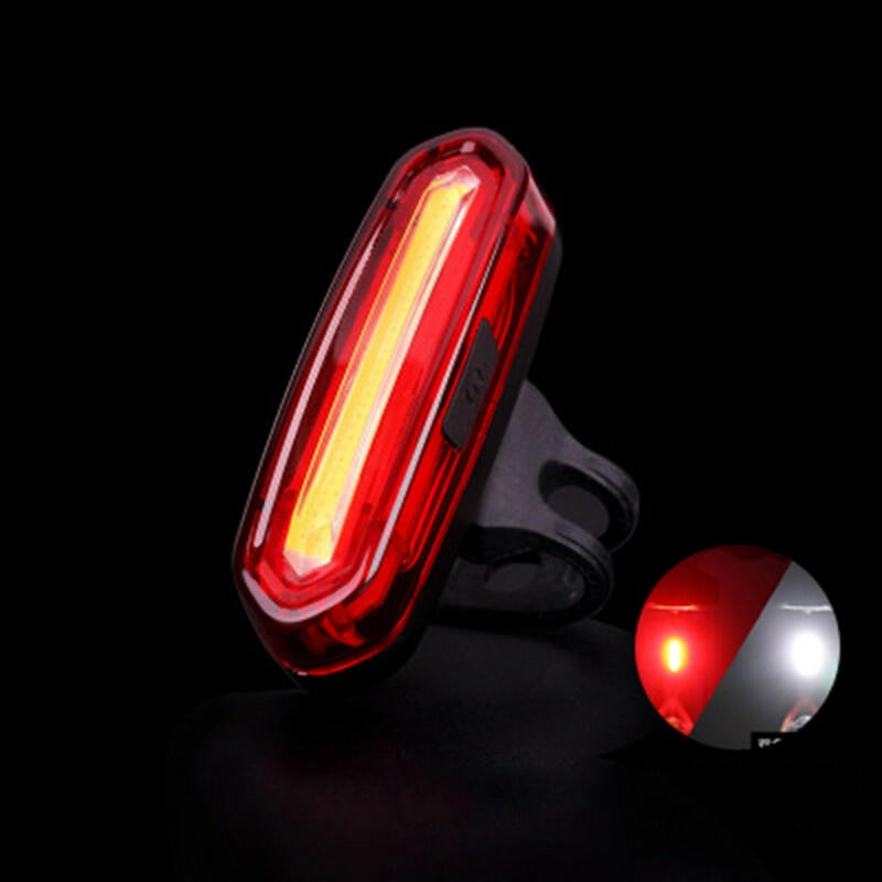 Night Cycling Tail Light Outdoor Highlight USB Charging Single Light Mountain Bike Led Warning Light Tail Bicycle Accessories-WAYBIKER
