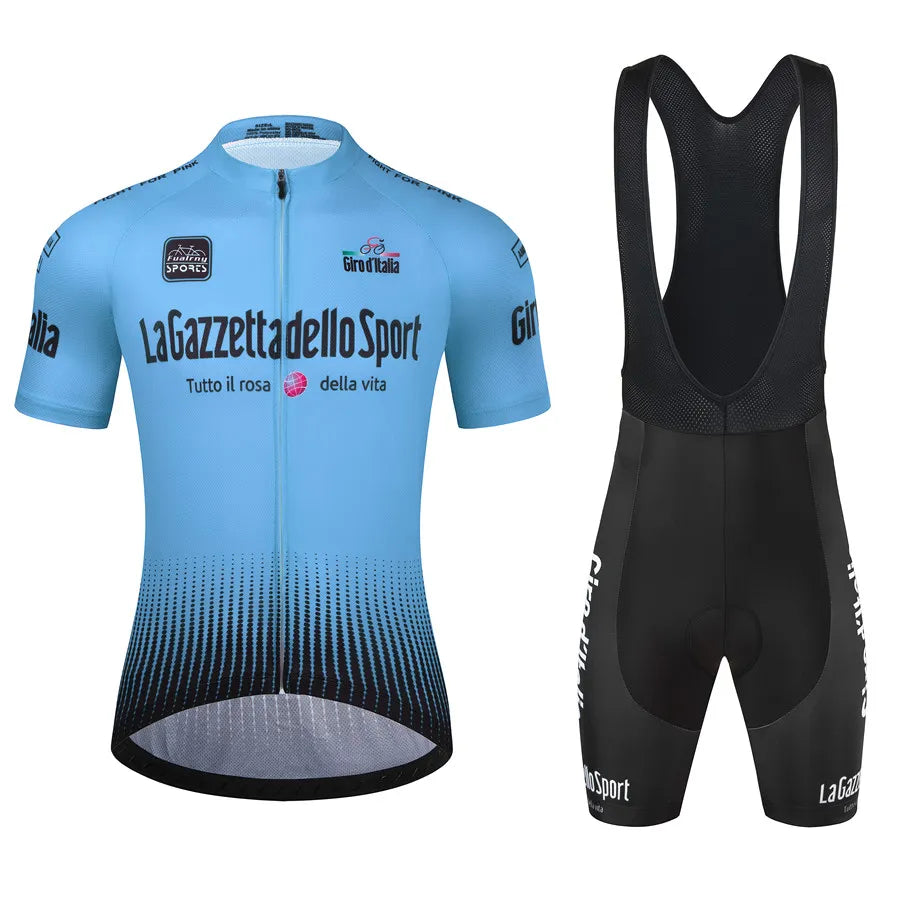Tour Of Italy Bicycle Clothes Cycling Jersey Set Summer Road Bike Short Sleeve Cycling Clothing Men Mtb Jersey Set Sport Wear-WAYBIKER