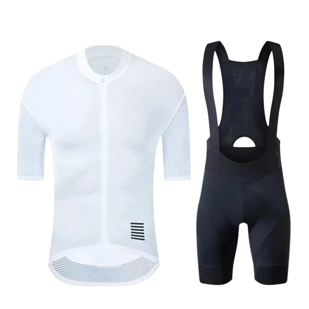 YKYWBIKE Men Cycling Clothing Summer Cycling Jersey Bib Shorts Pro Team Bike Clothes Bicycle Clothing Maillot Cycling Set-WAYBIKER