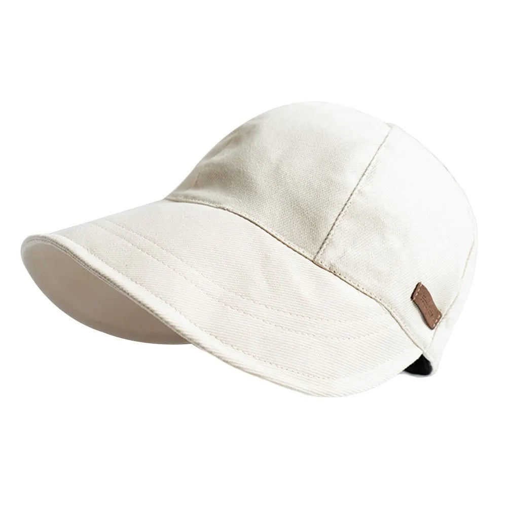 Foldable Wide Brim Sun Hat Drawstring Adjustable Caps for Men Women Beach Hats Summer Quick-drying Visors Fisherman Cap-WAYBIKER