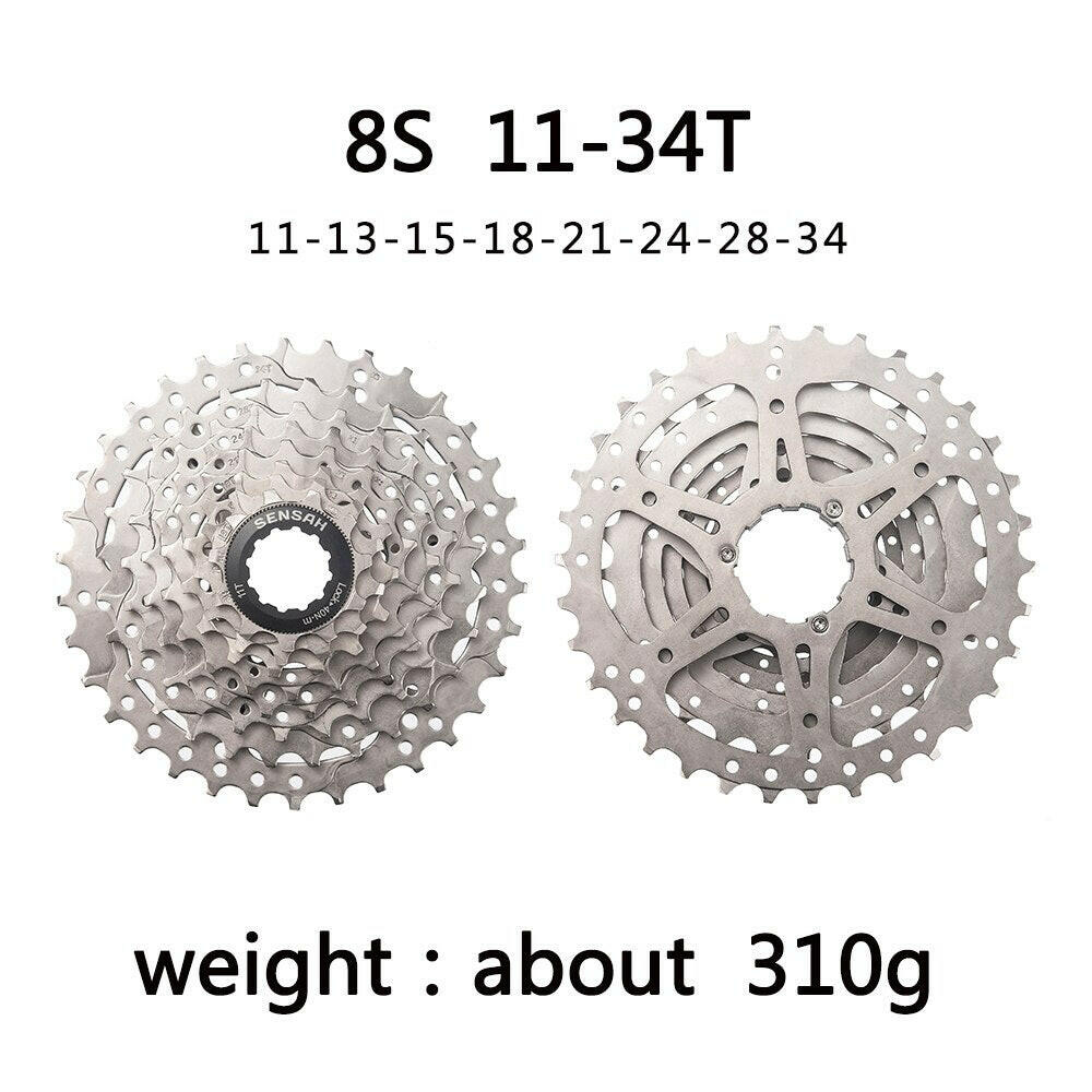 SENSAH 8/9/10/11 Speed Road Bike Cassette 11V 23T/25T/28T/30T/32T/34T/36T Bicycle Freewheel K7 10S Flywheel for HG Hub-WAYBIKER