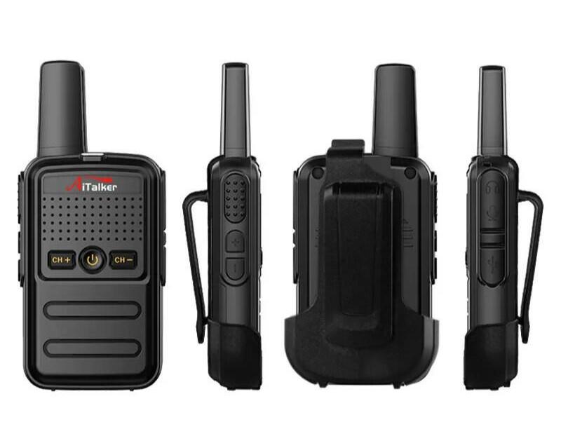 2Pcs Mini Small Little  Walkie Talkie Talk With Baofeng UV5R Portable Two Way Radio Hotel Hunting  USB Charger Transceiver-WAYBIKER