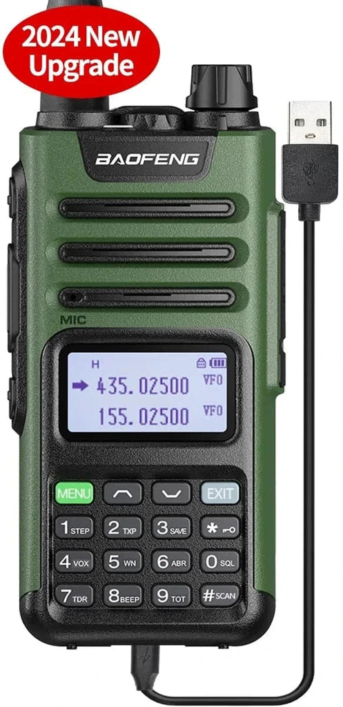 Baofeng M-13 Pro Air Band Walkie Talkie 10W AM Wireless Copy Frequency NOAA Long Range Type-C High Power UV-5R Ham Two Way Radio-WAYBIKER