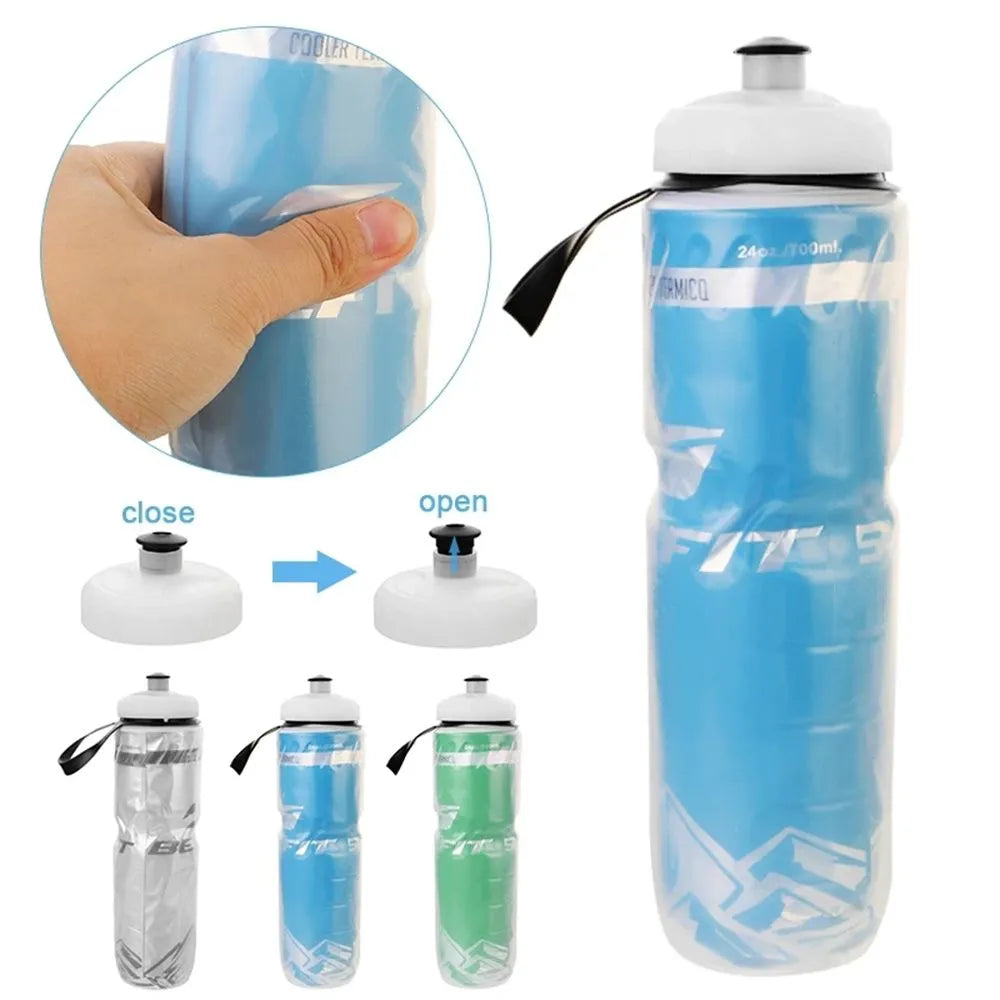 750ML Portable Cycling Equipment Clear BPA Free Sport Cup Sports Bottle Drinking Canteen Bicycle Water Bottles-WAYBIKER