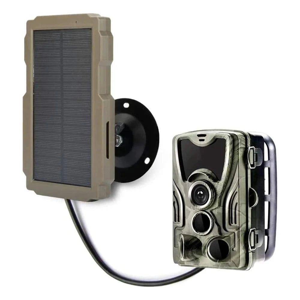 Trail Game Camera Solar Panel Kit 3000mAh 6V-12V Rechargeable Solar Charger for Hunting Camera-WAYBIKER