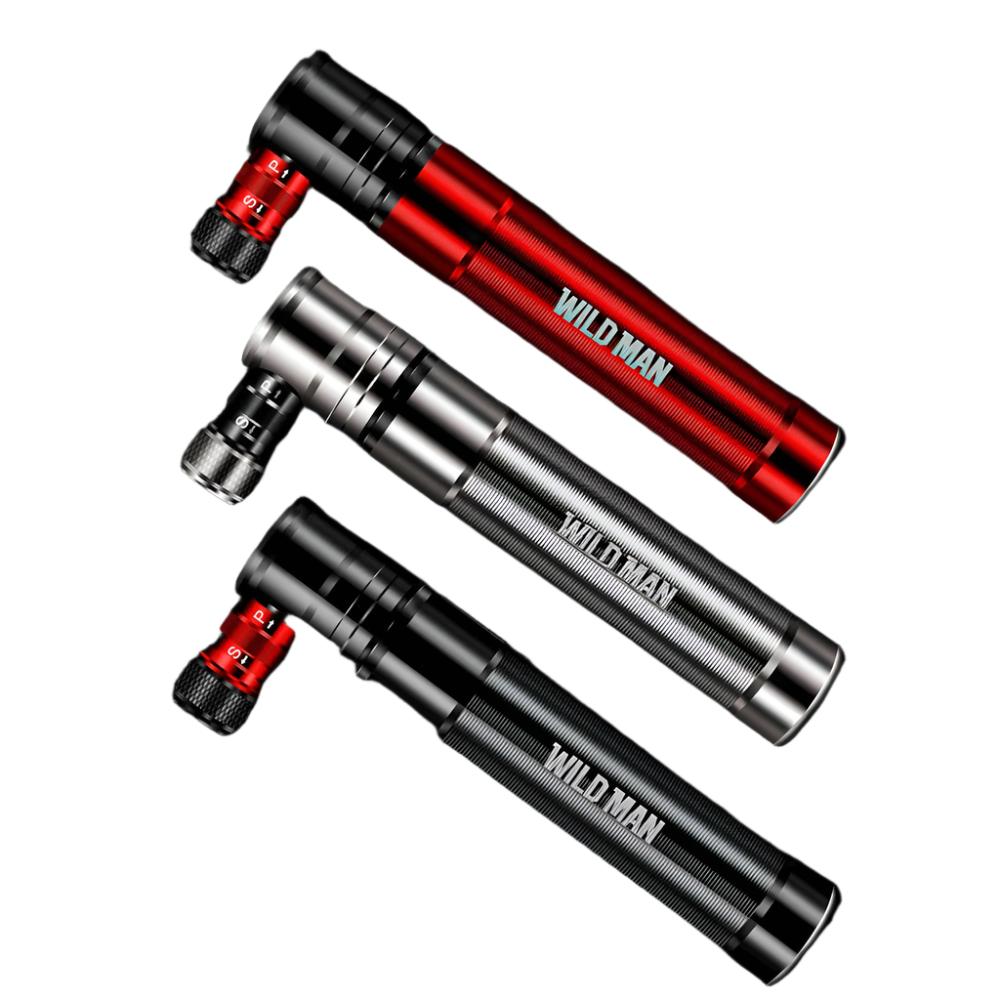Mini Bike Pump Tire Inflator 100PSI MTB Road Bike Cycling Pump Aluminum Alloy Bicycle Hand Air Pump Schrader Presta Valve-WAYBIKER