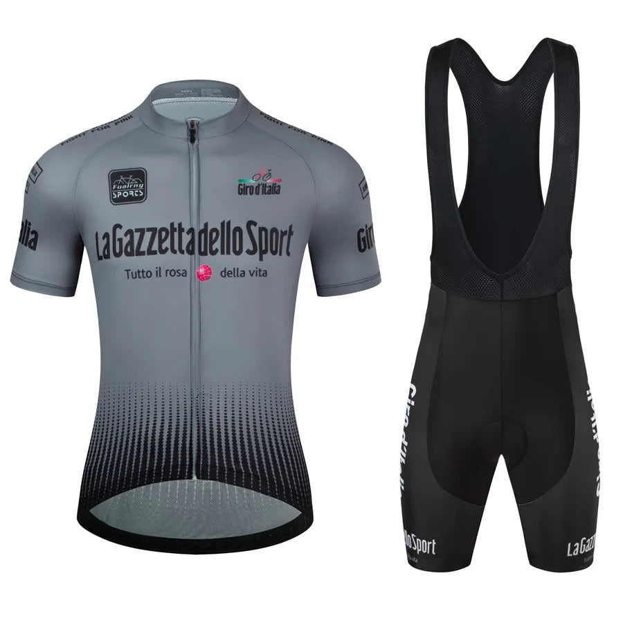 Tour Of Italy Bicycle Clothes Cycling Jersey Set Summer Road Bike Short Sleeve Cycling Clothing Men Mtb Jersey Set Sport Wear-WAYBIKER
