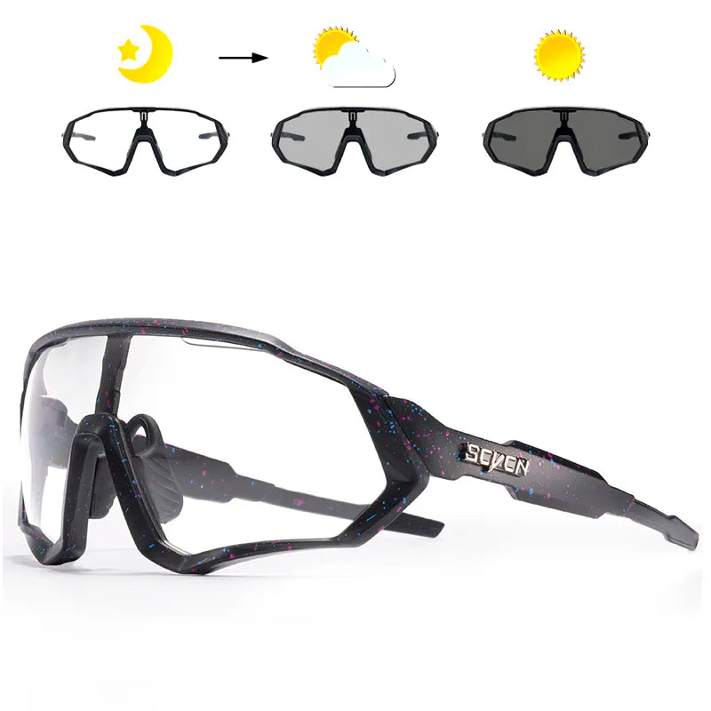 SCVCN Men Women Cycling Glasses Photochromic Bicycle Outdoor Sports Glasses MTB Road Bike Sunglasses UV400 Hiking Glasses-WAYBIKER