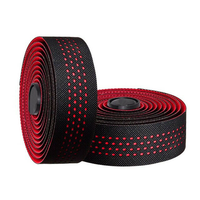 New Road Bike Tape Bicycle Handlebar Tapes Non-slip Breathable Comfortable 3K Carbon Woave PU Leather Tape Bicycle Accessories-WAYBIKER