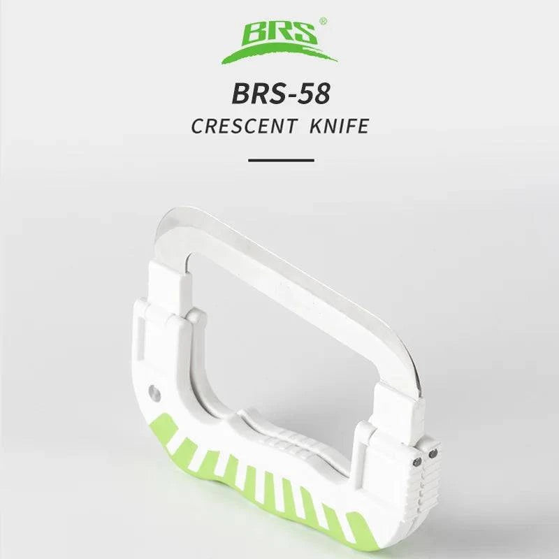 Brother Jiedeng BRS-58 Shy Moon Knife Outdoor Kitchen Knife Kitchenware Camping Folding Kitchen Knife Outdoor Vegetable Cutting-WAYBIKER