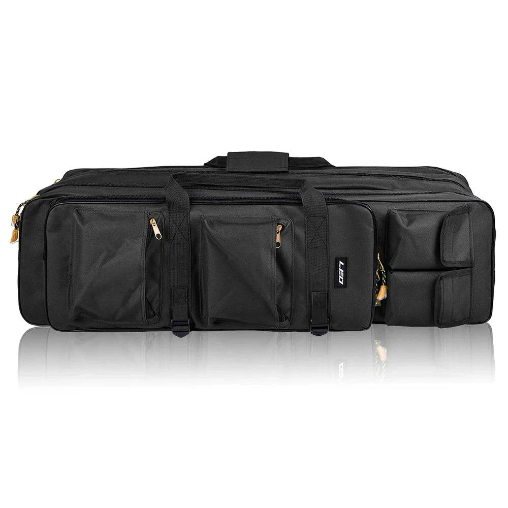 Outdoor 3 Layer Fishing Bag Backpack 80cm/100cm Fishing Rod Reel Carrier Bag Fishing Pole Tackle Bag Carry Case Travel Bag-WAYBIKER