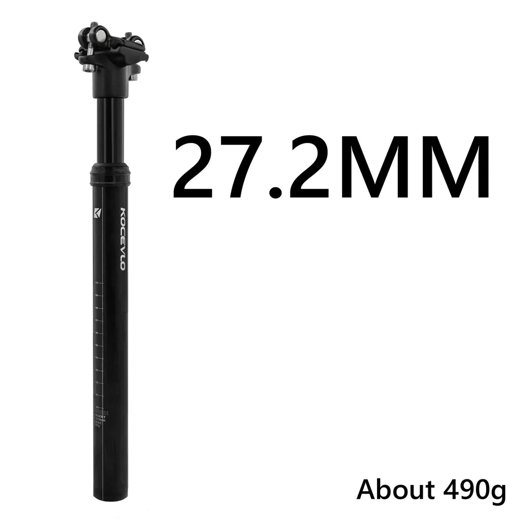 KOCEVLO Seatpost Suspension Dropper Mtb 27.2 Bicycle Seat Post Hanging Saddle Tube 31.6 With Shock Absorber Saddle Mountain Bike