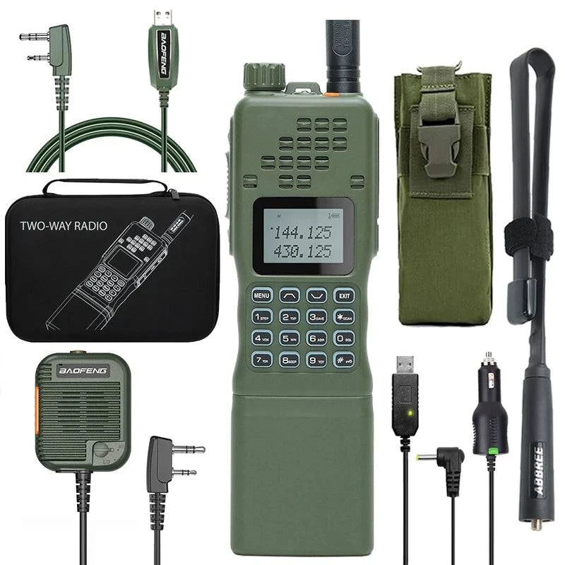 Baofeng AR-152 15W Walkie Talkie Powerful CB Two way Radio 12000mAh Battery Tactial Long Range AN PRC-152 Dual Band Transceiver-WAYBIKER