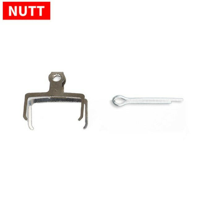 2 Pairs NUTT Bicycle Hydraulic Disc Brake Pads Semi-metal Resin Heat Dissipation Brake Pad For NUTT Hydraulic Brake-A1/A2/A5-D-WAYBIKER