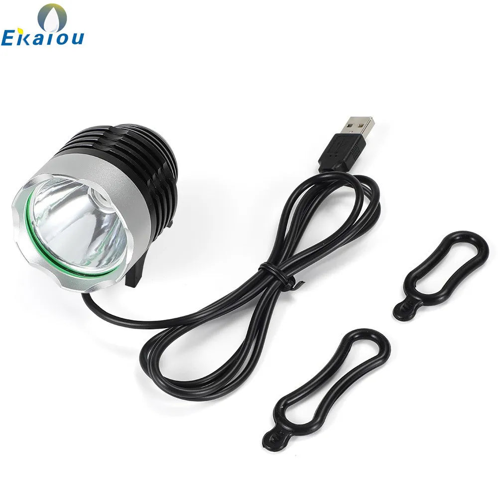 5V USB T6 LED Bicycle Light Bike Front Torch Headlight Head Lamp-WAYBIKER