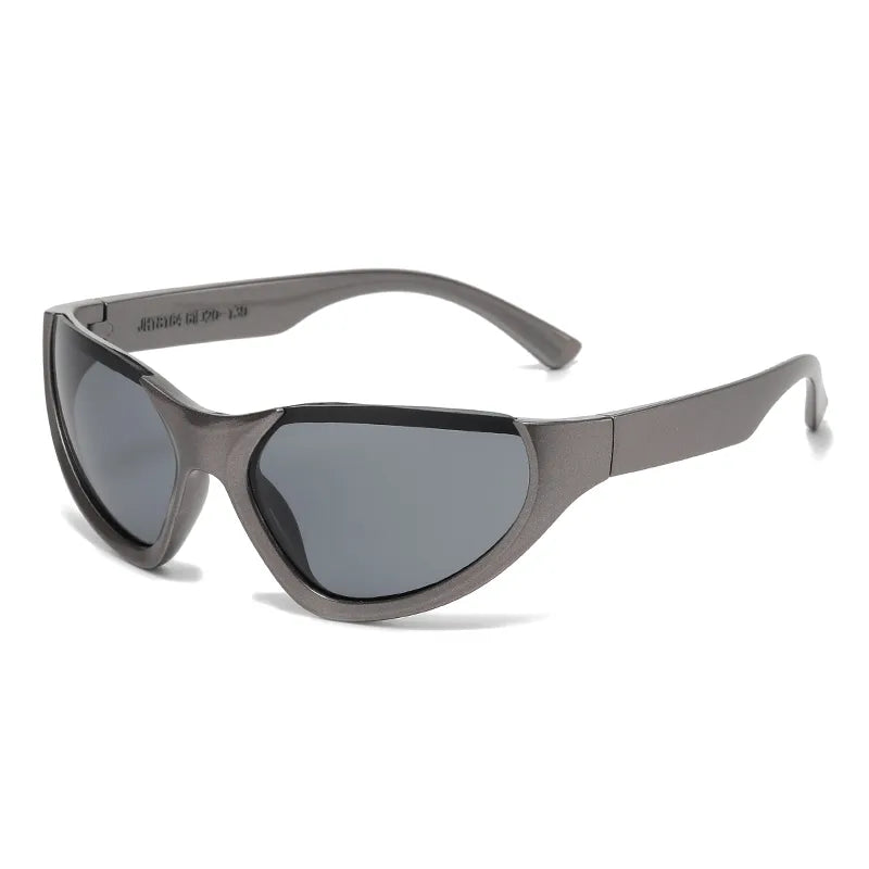 Cycling Steampunk Y2K Sunglasses Women Men Brand Design Sports Punk Sun Glasses Summer Unisex Mirror Shades UV400-WAYBIKER