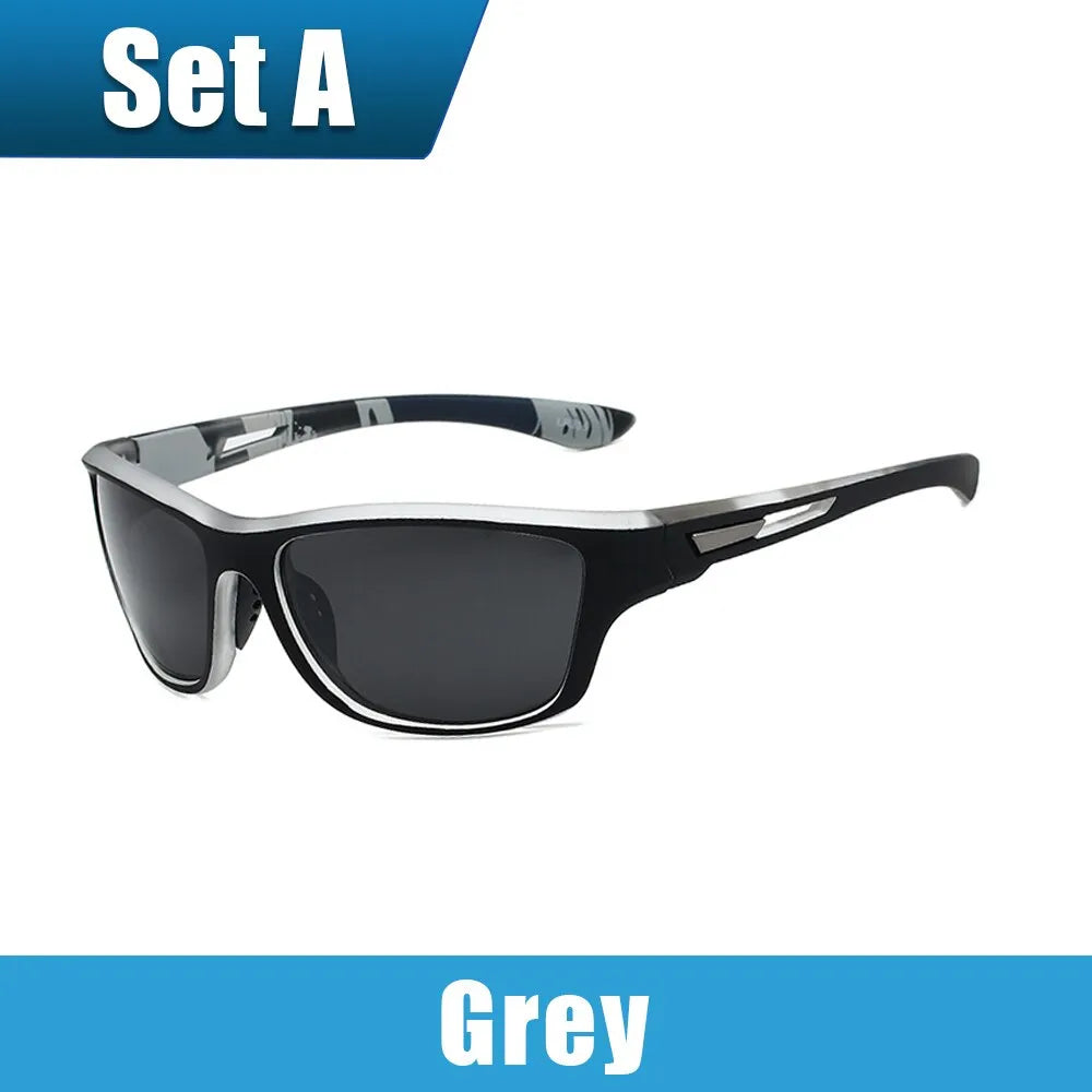 Polarized Mens Cycling Sunglasses UV Protection Sport Polarized for Men Women Outdoor Driving Camping Hiking Fishing Bicycles-WAYBIKER