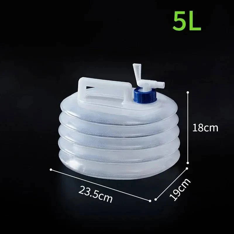 5-15L Capacity Car Collapsible Outdoor Water Bucket Portable Driving Water Tank Container Faucet Ведро For Camping Picnic H-WAYBIKER