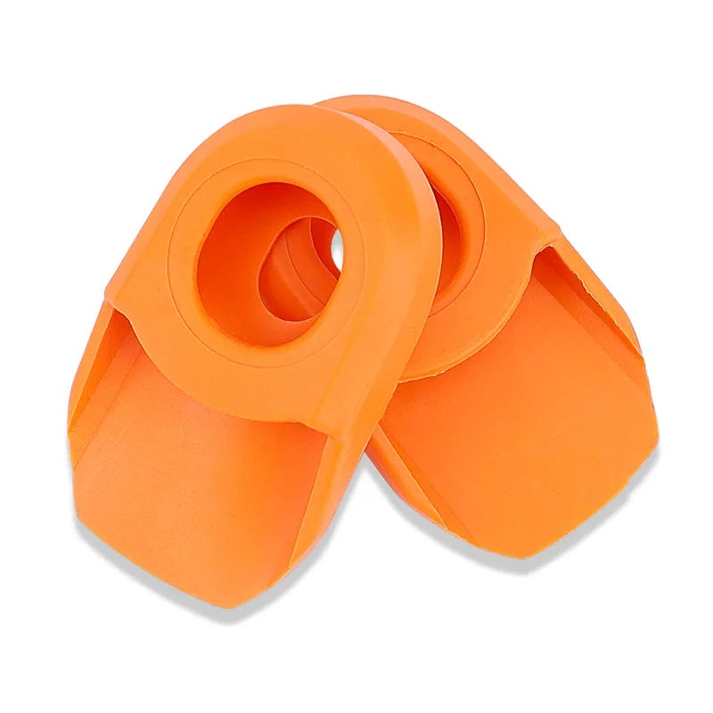 Leybcle Bicycle Crank Protector Carbon Crankset Silicone Gel Cover Protective Sleeve Bicycle Boots 2pcs Bicycle Accessories-WAYBIKER