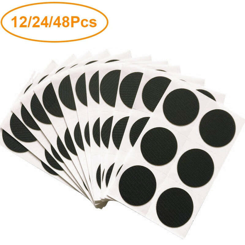 12/24/48Pcs Bike Tire Repair Patch Glue-Free Adhesive Quick Repairing Tyre Protection Patch for Bike Inner Tyre Repair Pads