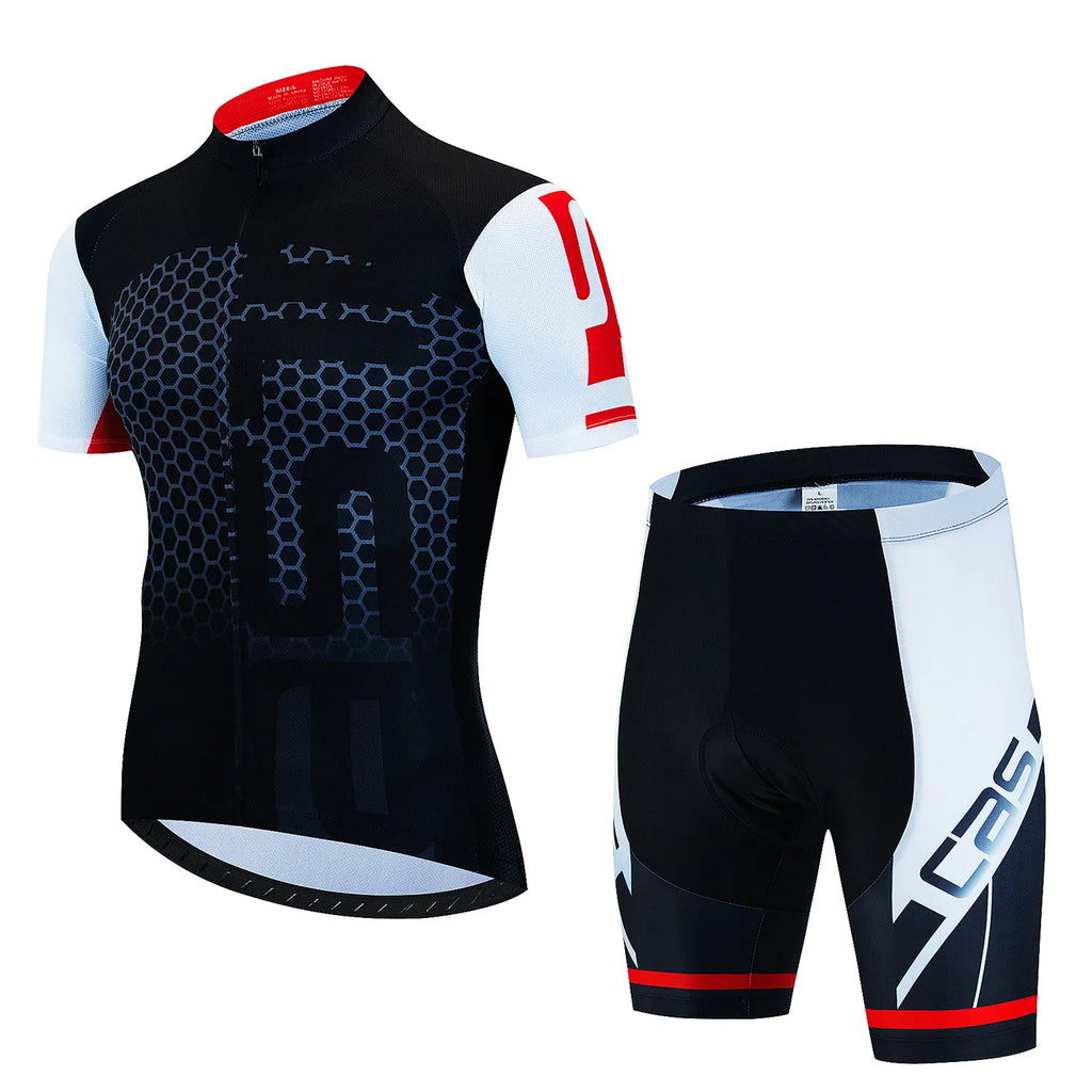 2023 Bicycles Cycling Jersey Set MTB Men's Cycling Maillot Summer Cycle T-Shirt Bib Shorts Suit Triathlon Mountain Bike Clothes-WAYBIKER