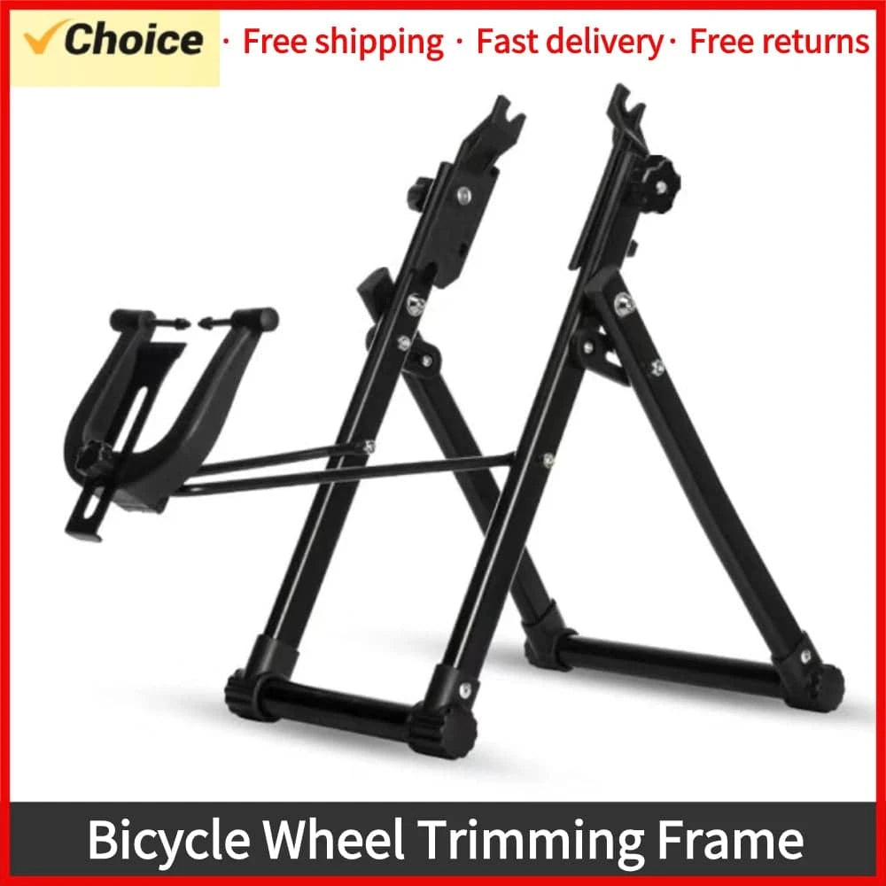 Bicycle Wheel Trimming Frame Foldable Mountain Bike Wheel Correction Table Road Bicycle Repairing Home Machinery Repairing Tool-WAYBIKER