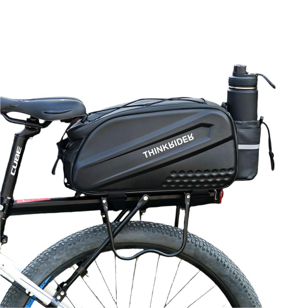 ThinkRider Bicycle Hard Shell Tear Hunch Bag,14L Large Capacity Hunch Bag,Anti-Splash Material,With Rain Cover-WAYBIKER