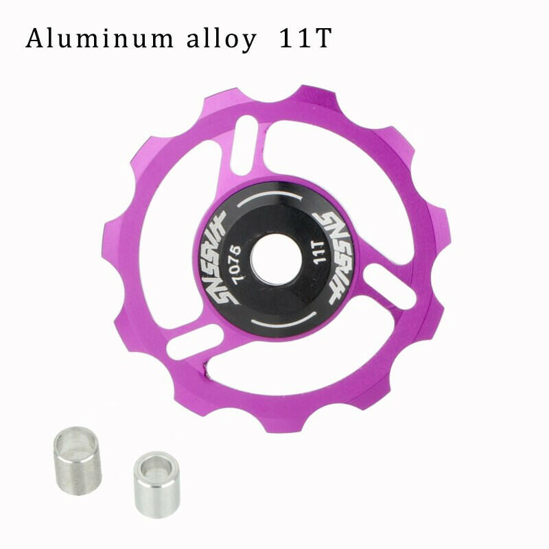 HASSNS Mtb Pulleys Bicycle Derailleur Metal Ceramics Bearing Road Mountain Bike Rear Derailleur Pulley Wheel 11T 13T Cycling-WAYBIKER