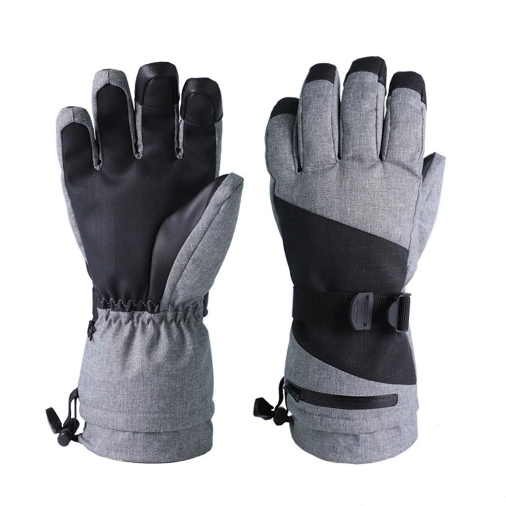 Ski Gloves Five-finger Snow Gloves Waterproof & Windproof Touchscreen Gloves for Cycling Snowboarding Driving Outdoor Work-WAYBIKER