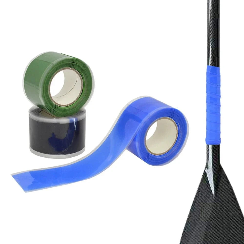 Kayak Paddle Grip Tape Silicone Waterproof Tape Professional Anti-slip Paddle Grip Tape for Kayak Canoe and Dragon Boat-WAYBIKER