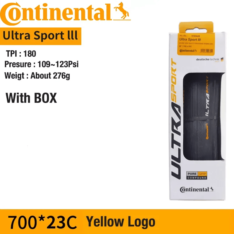 Continental Road Tire ULTRA Sport III & GRAND Sport Race & Extra 700× 23C /25C/28C Road Bicycle Clincher Foldable Gravel Tire