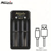 2-Channel 5V2A 3.7v Original Smart Quick Usb Charger Li-ion battery Rechargeable 26650/16340/14500/21700/18650 Lithium batteries-WAYBIKER