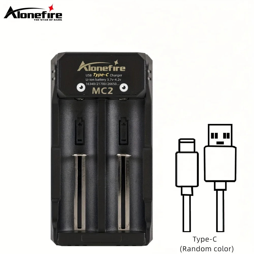 2-Channel 5V2A 3.7v Original Smart Quick Usb Charger Li-ion battery Rechargeable 26650/16340/14500/21700/18650 Lithium batteries-WAYBIKER