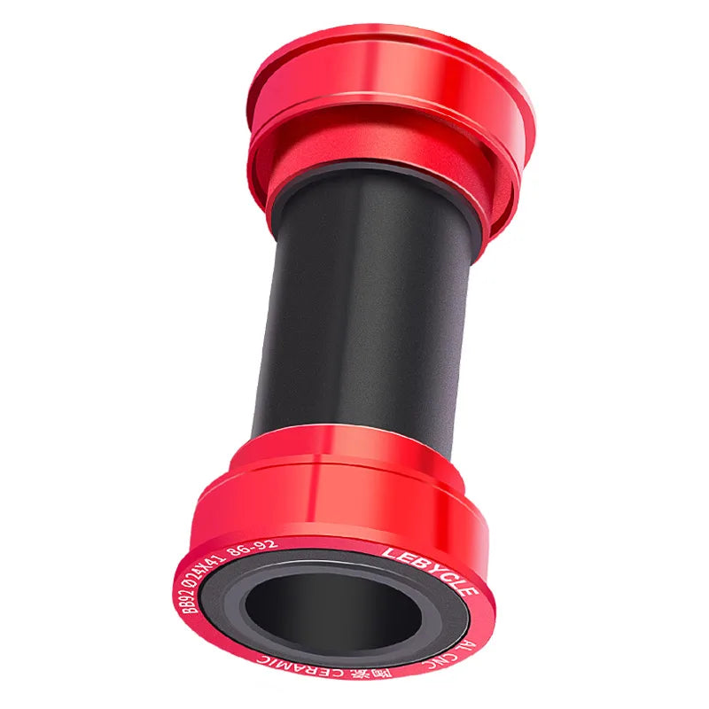 Lebycle BB92 MTB Road Bike Press Fit Bottom Bracket 41mm length BB86-92mm 24mm Crankset Fits for Shimaxx SRAAM GXP-WAYBIKER