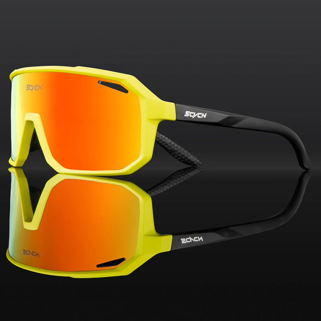 SCVCN Men bicycle Cycling Sunglasses Woman MTB road bike Driving Goggles Outdoor Sports running Glasses UV400 Hiking Eyewear-WAYBIKER