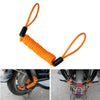 4mm 1.2m Motorcycle Scooter Disc Lock Cable Security Reminder Anti Theft Bike Moto Tools Bicycle Warning Spring Rope Wire Helmet-WAYBIKER