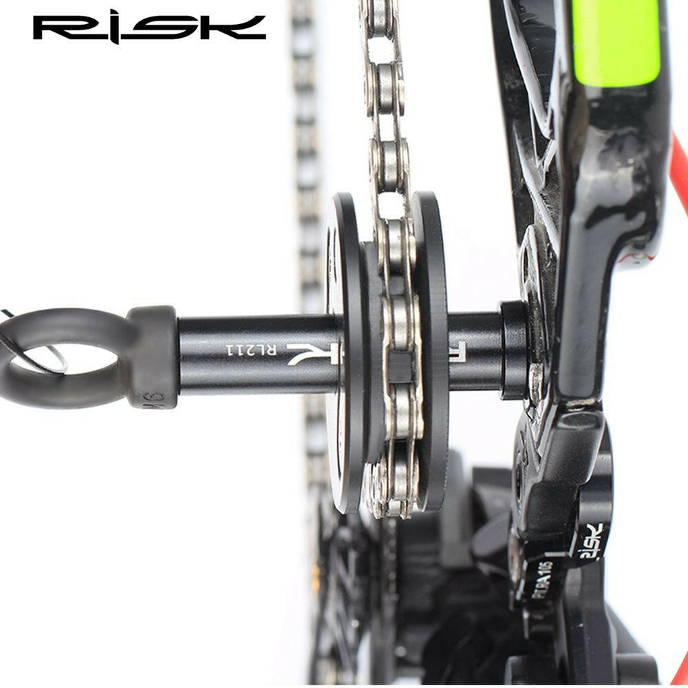 Bike Chain Clean Keeper Tool With Quick Release Lever For Barrel/12mm Bucket Shaft Frame Bicycle Chain Washing Holder