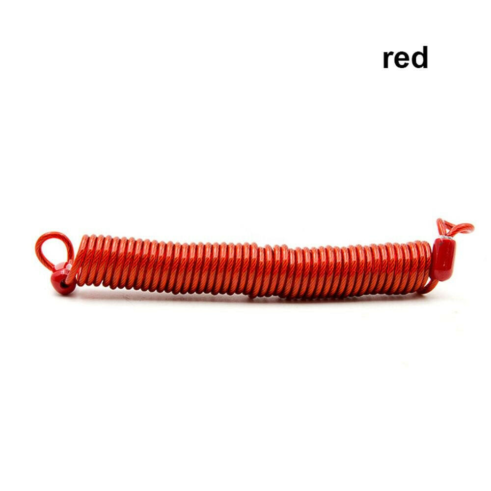 2.5m Safety Disc Brake Anti-theft Security Reminder Motorcycle Alarm Bold Spring Cable Helmet Wire Bicycle Lock Rope-WAYBIKER