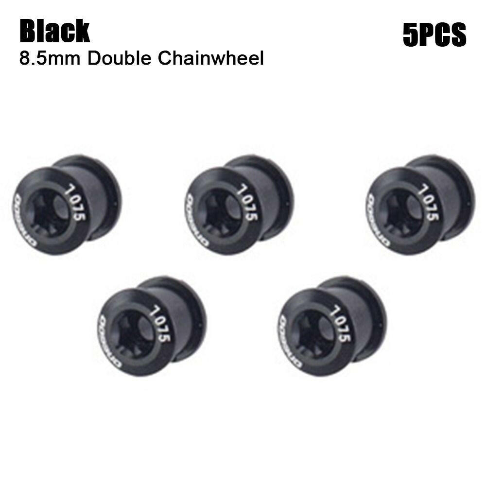 5Pcs MTB Bicycle Single/Double Chainwheel Screws Cycling Chainring Wheel Bolt Alloy 7075 6.5mm/8.5mm Road Bike Disc Screws-WAYBIKER
