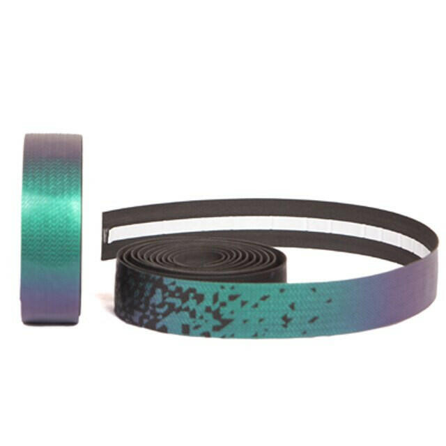 Road Bike Handlebar Tapes Light Reflective Dazzle Bar Tape EVA/PU Gradient Color Bicycle Grip Tape Wrap Tape Durable Bar Bartape-WAYBIKER