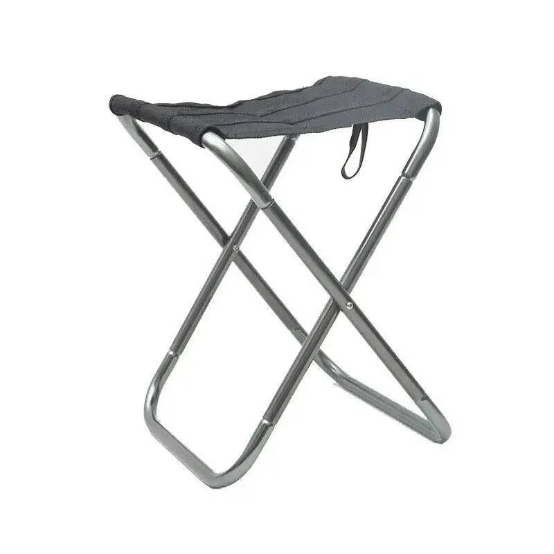 Outdoor Camping Chair Golden Aluminum Alloy Folding Chair With Bag Stool Seat Fishing Camping-WAYBIKER