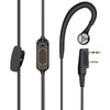 2 PinSilicone material Walkie-Talkie Headset Wired Two Way Ham Radio Earpiece Earphone For Baofeng BF-888S UV5R Walkie Talkieg