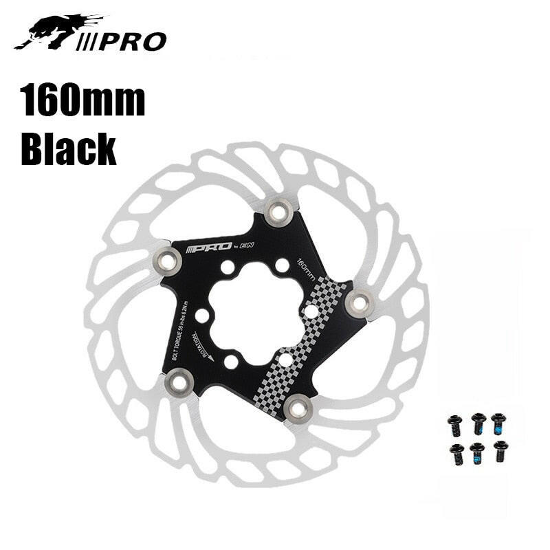 IIIPRO Mountain Bike Bicycle Floating Disc Brake Rotor 6 Bolts 140mm 160mm 180mm 203mm-WAYBIKER