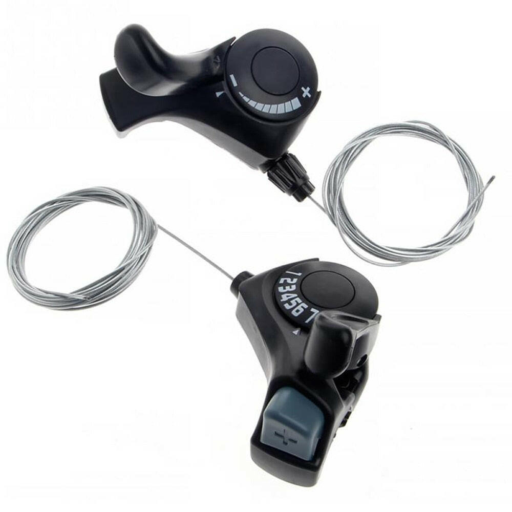 SL-TX30 3/6/7/18/21 Speed MTB Mountain Bike Thumb Gear Shift Lever Set-WAYBIKER