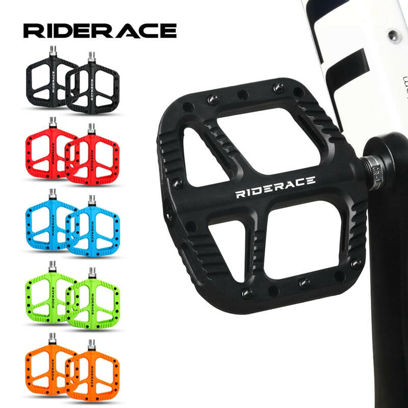 Ultralight Bicycle Pedals Nylon Seal Bearings Road BMX MTB Mountain Bike Pedal Flat Platform Anti Slip Cycling Parts Accessories-WAYBIKER